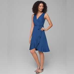 Soma Blue Wrap Dress
